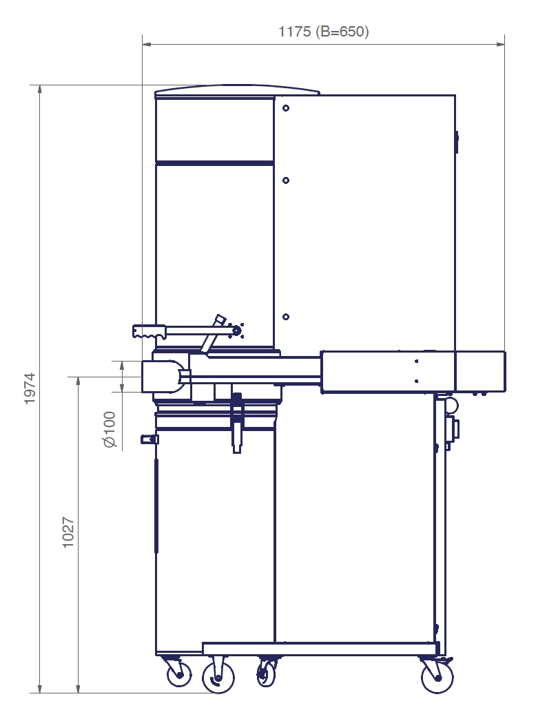 Technische Zeichnung Abmessungen