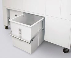 Doppelter Spänesammelbehälter