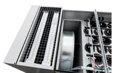 Schalldämmkulissen am Ausblas